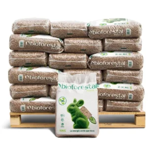 Palet de 42 sacos de pellet BIOFORESTAL